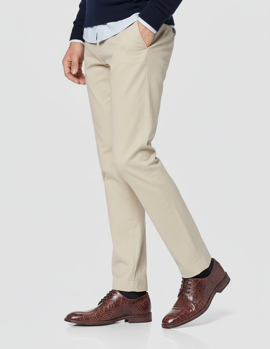 Zapatos de vestir Signature Line en Piel – Café