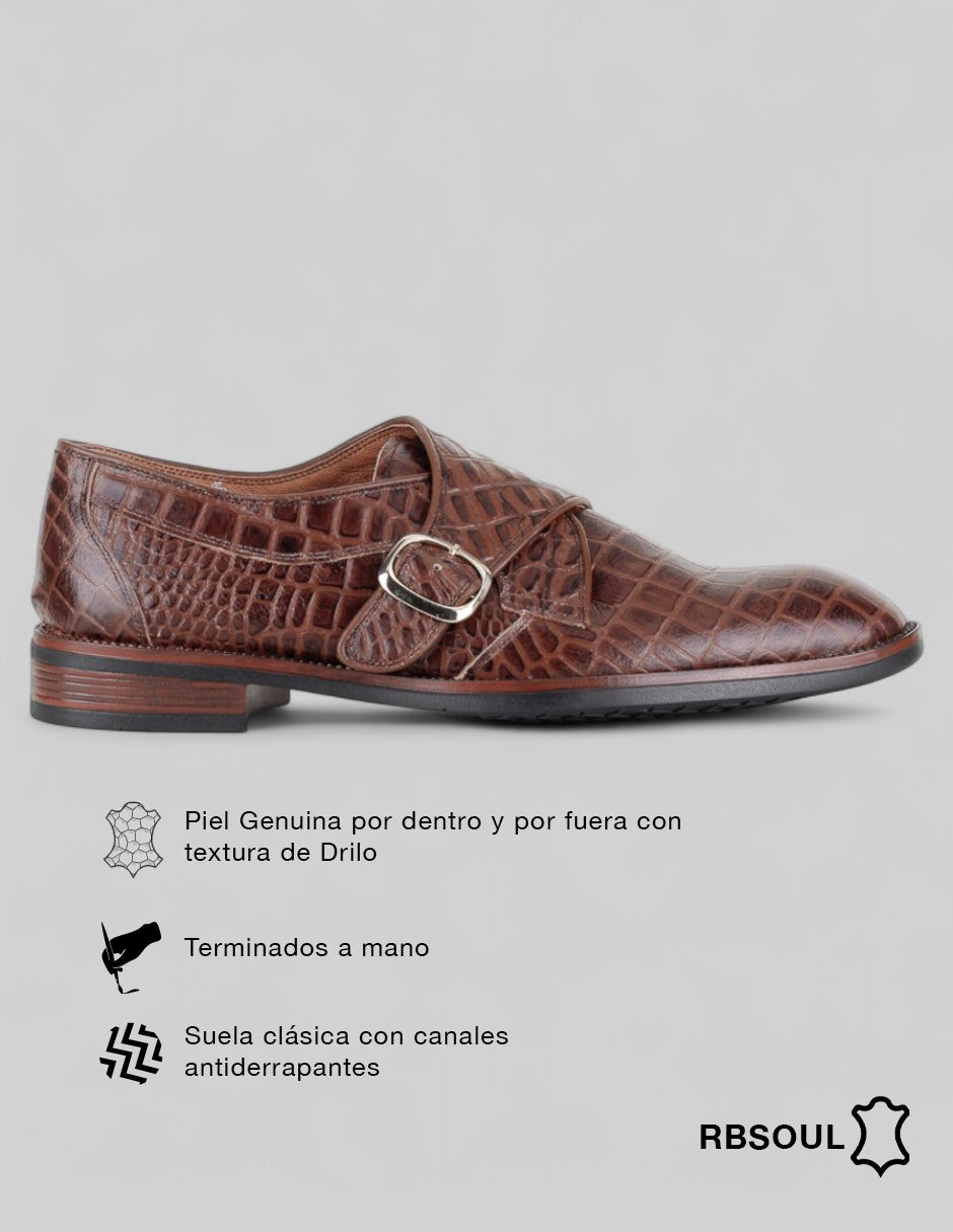 Zapatos de vestir Signature Line en Piel – Café
