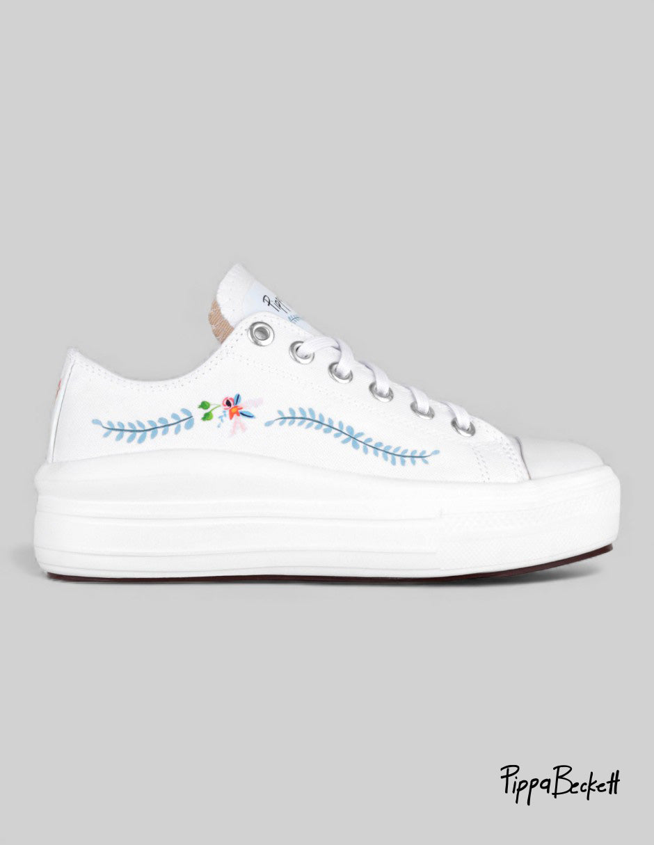 Tenis RBCOLABPROJECTS x Pippa Beckett  – Blanco | Edición limitada