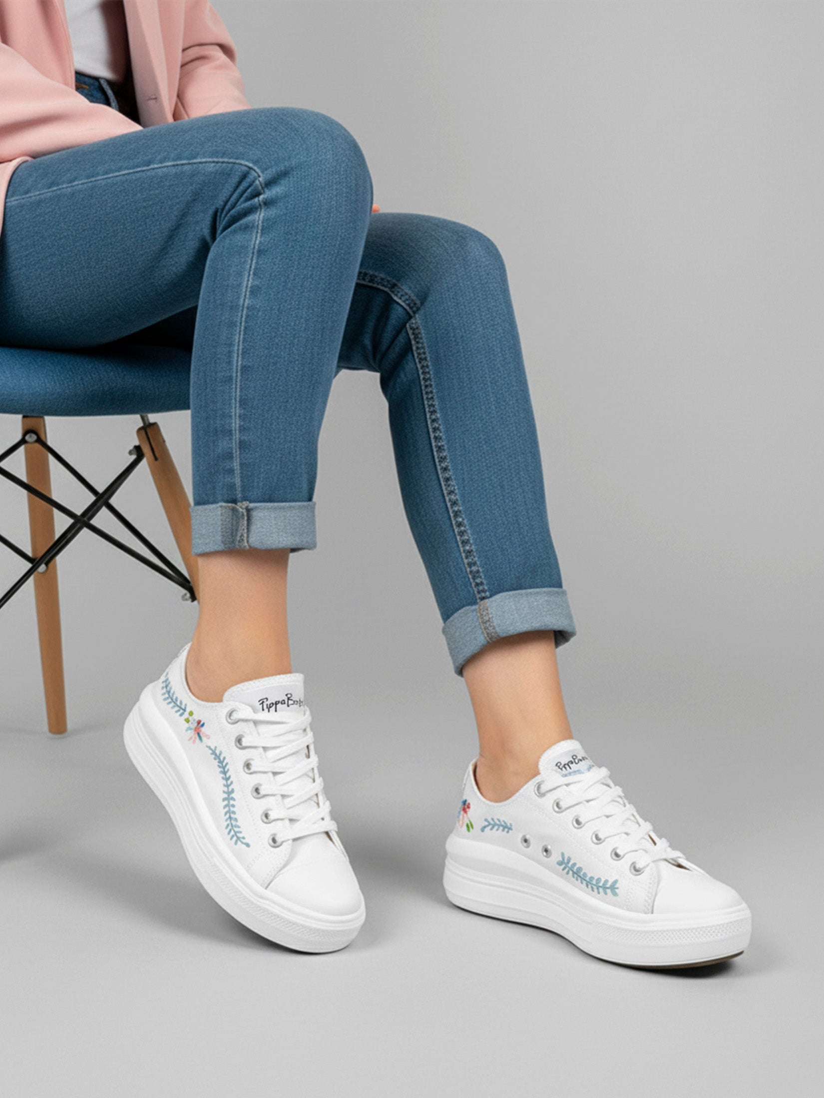 Tenis RBCOLABPROJECTS x Pippa Beckett  – Blanco | Edición limitada