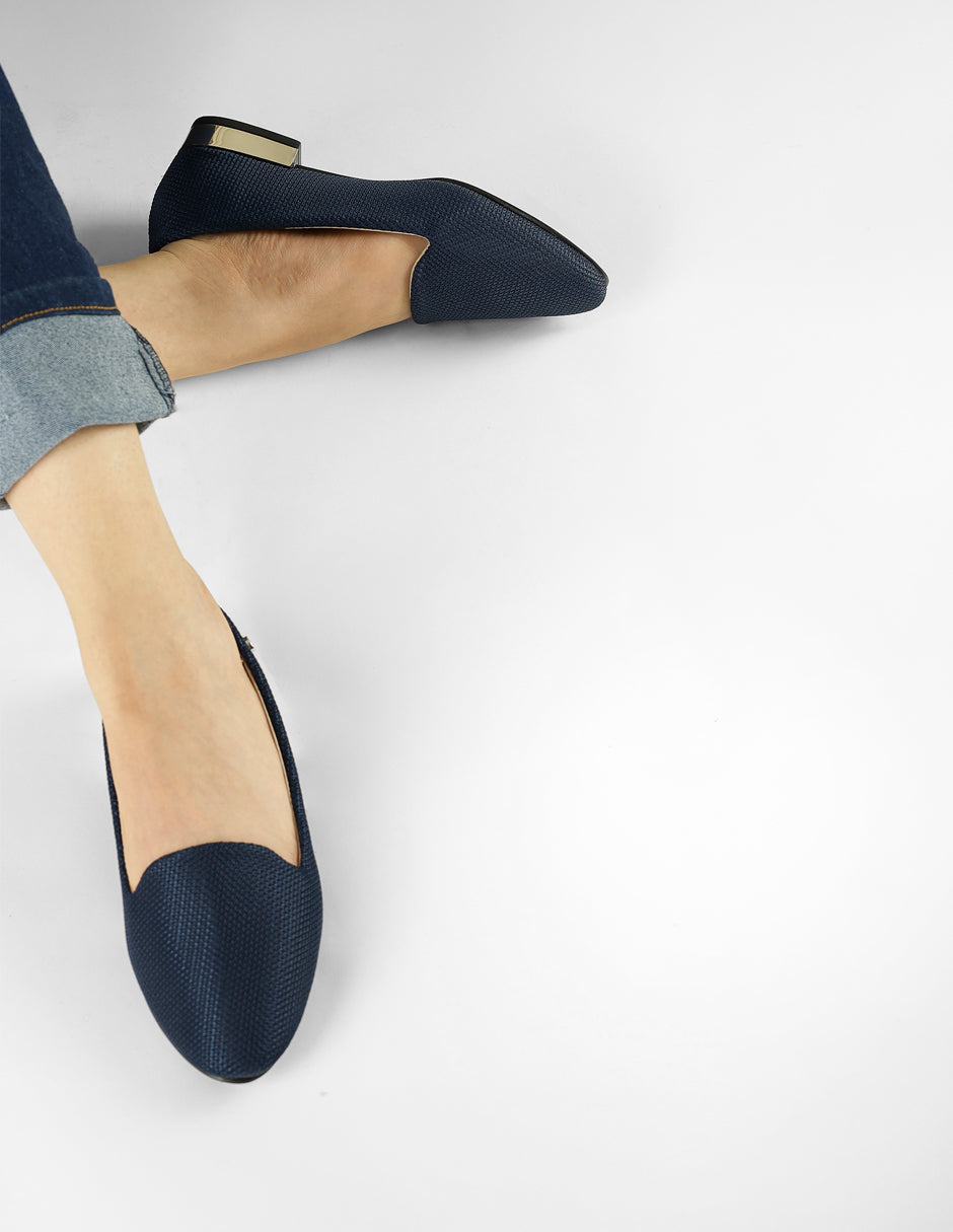 flats clásicas Comfy en Textil – Azul