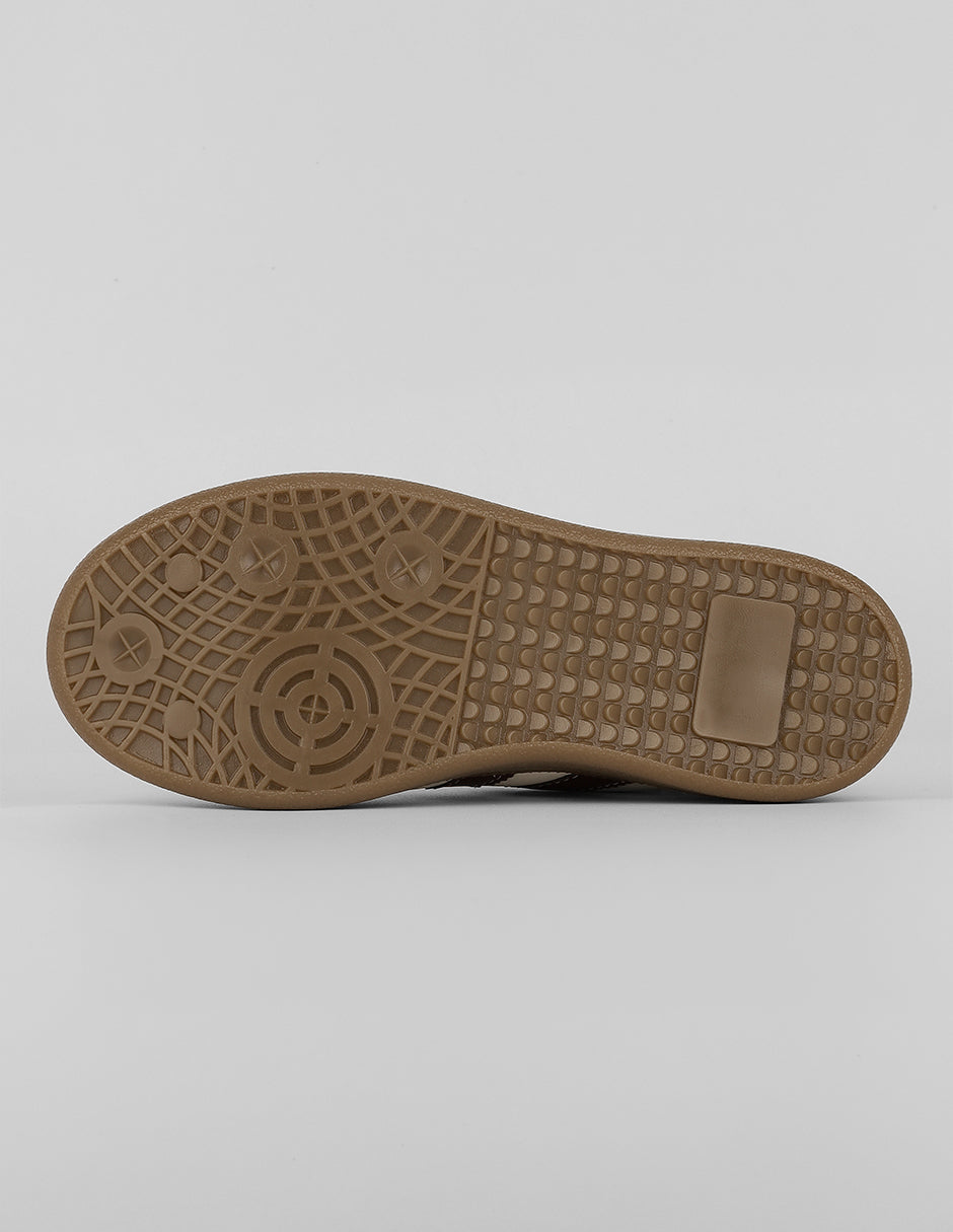 Tenis con cordones Torino en Piel vegana – Latte