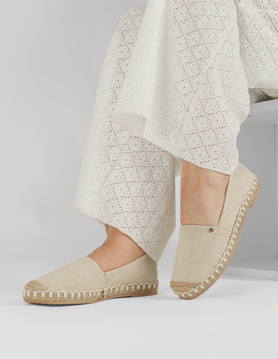 Zapatos de confort Naia en Textil – Beige
