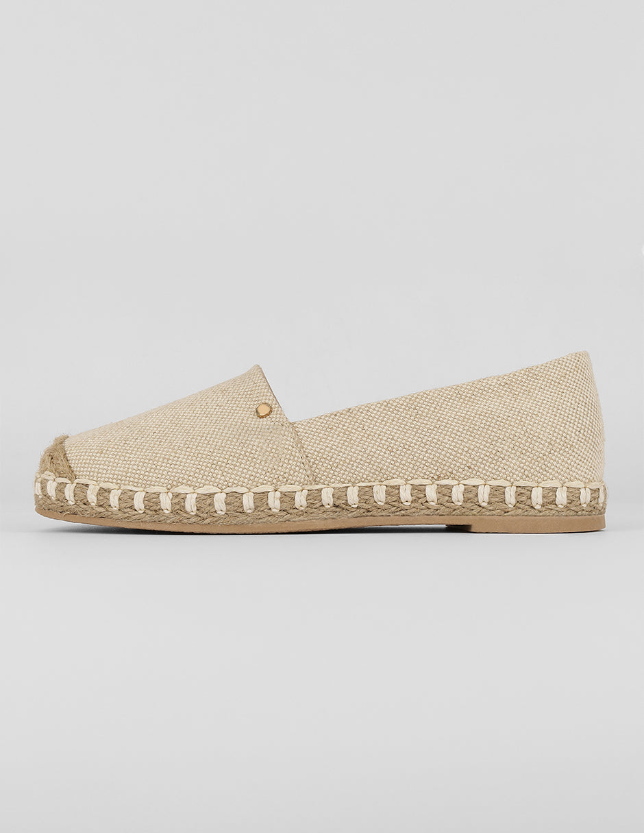 Zapatos de confort Exterior Textil Color Beige Para Mujer De RBCOLLECTION