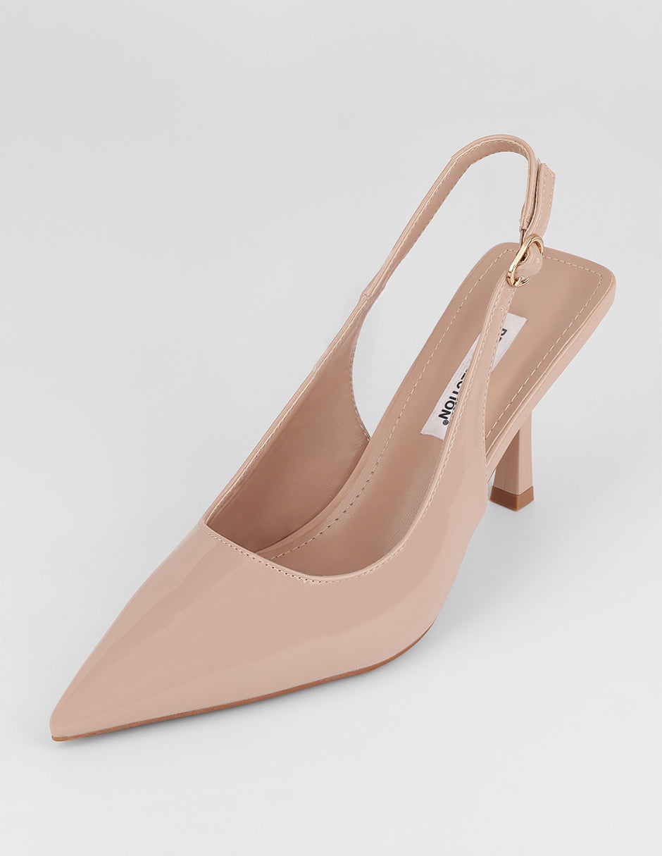 Zapatillas Vera en Charol – Beige