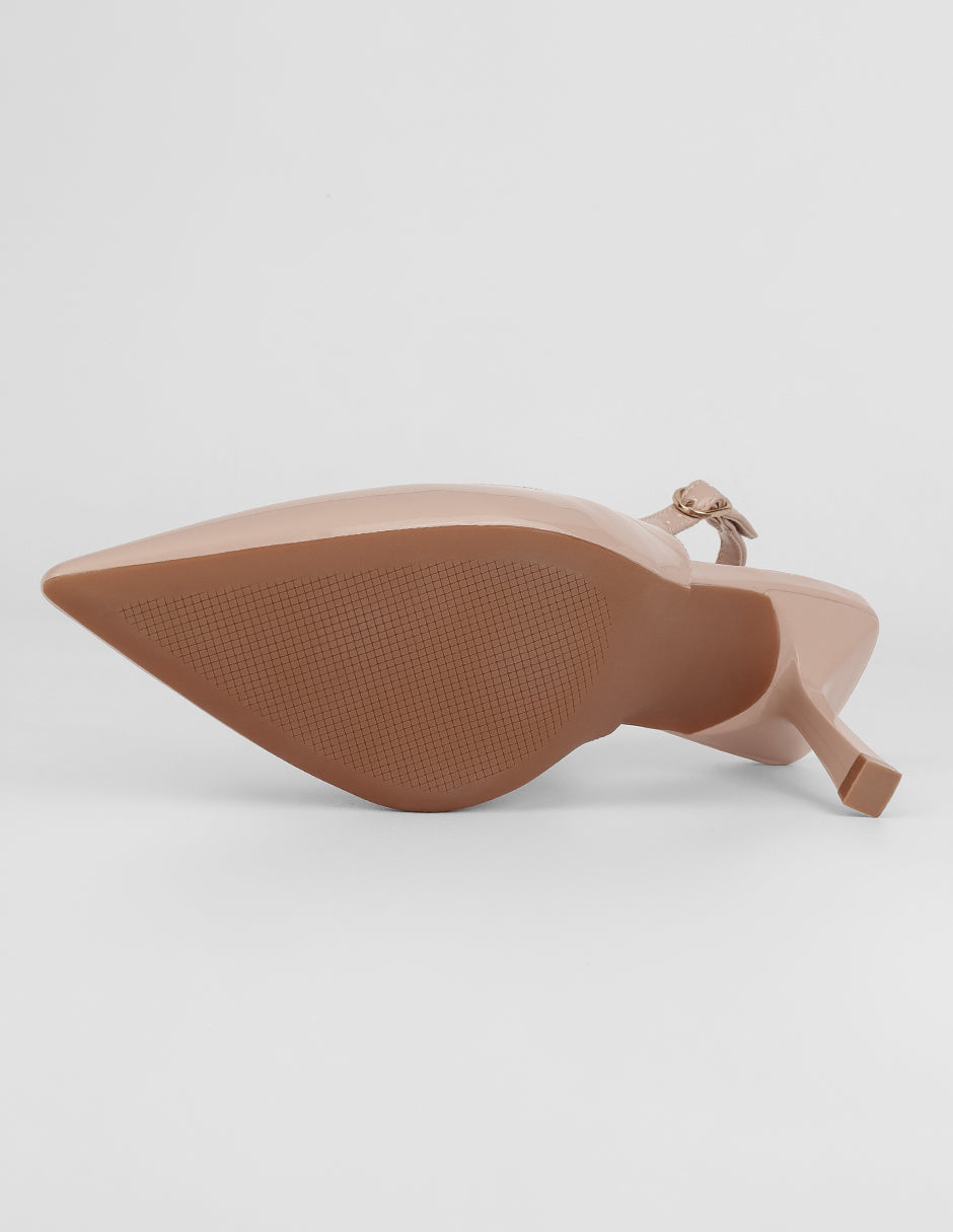 Zapatillas Vera en Charol – Beige