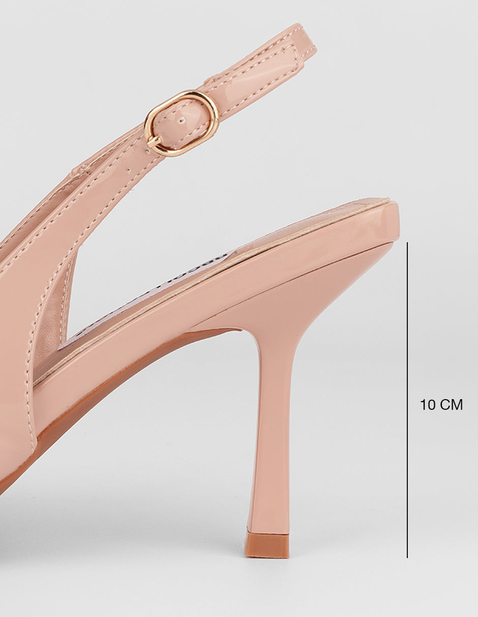 Zapatillas Vera en Charol – Beige