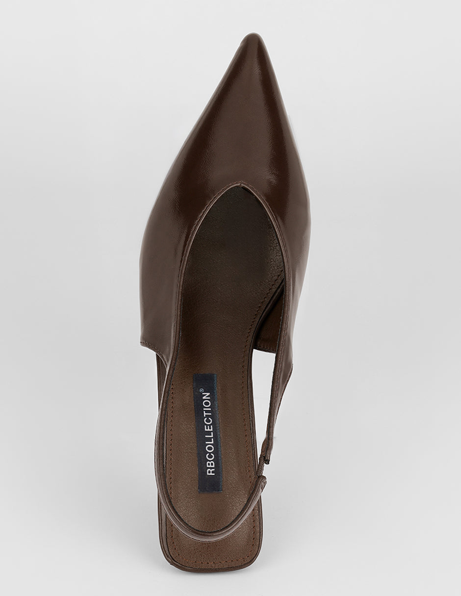 Zapatillas Rowe en Piel vegana – Café