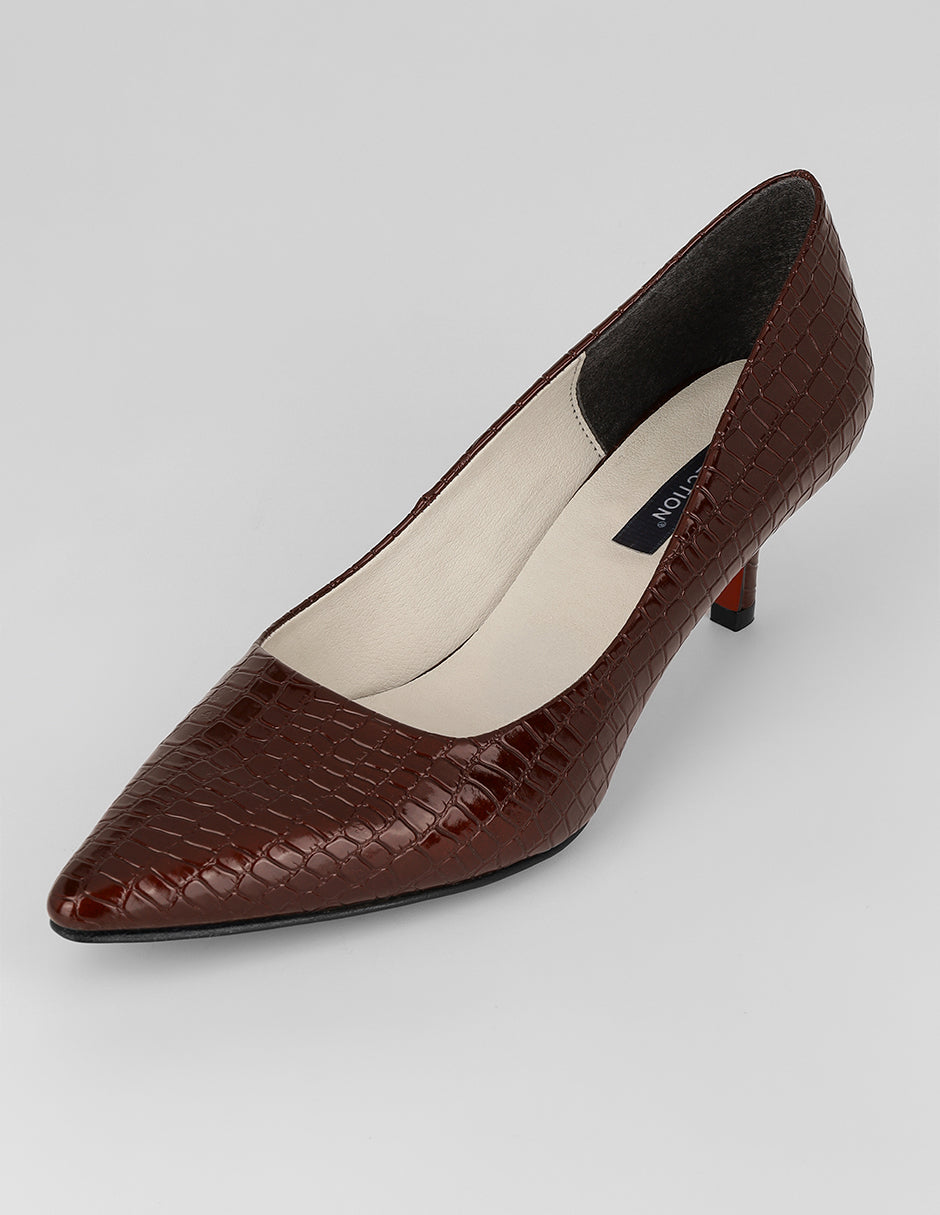 Zapatillas Milena en Piel vegana – Rojo