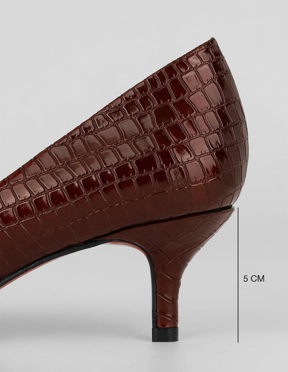 Zapatillas Milena en Piel vegana – Rojo