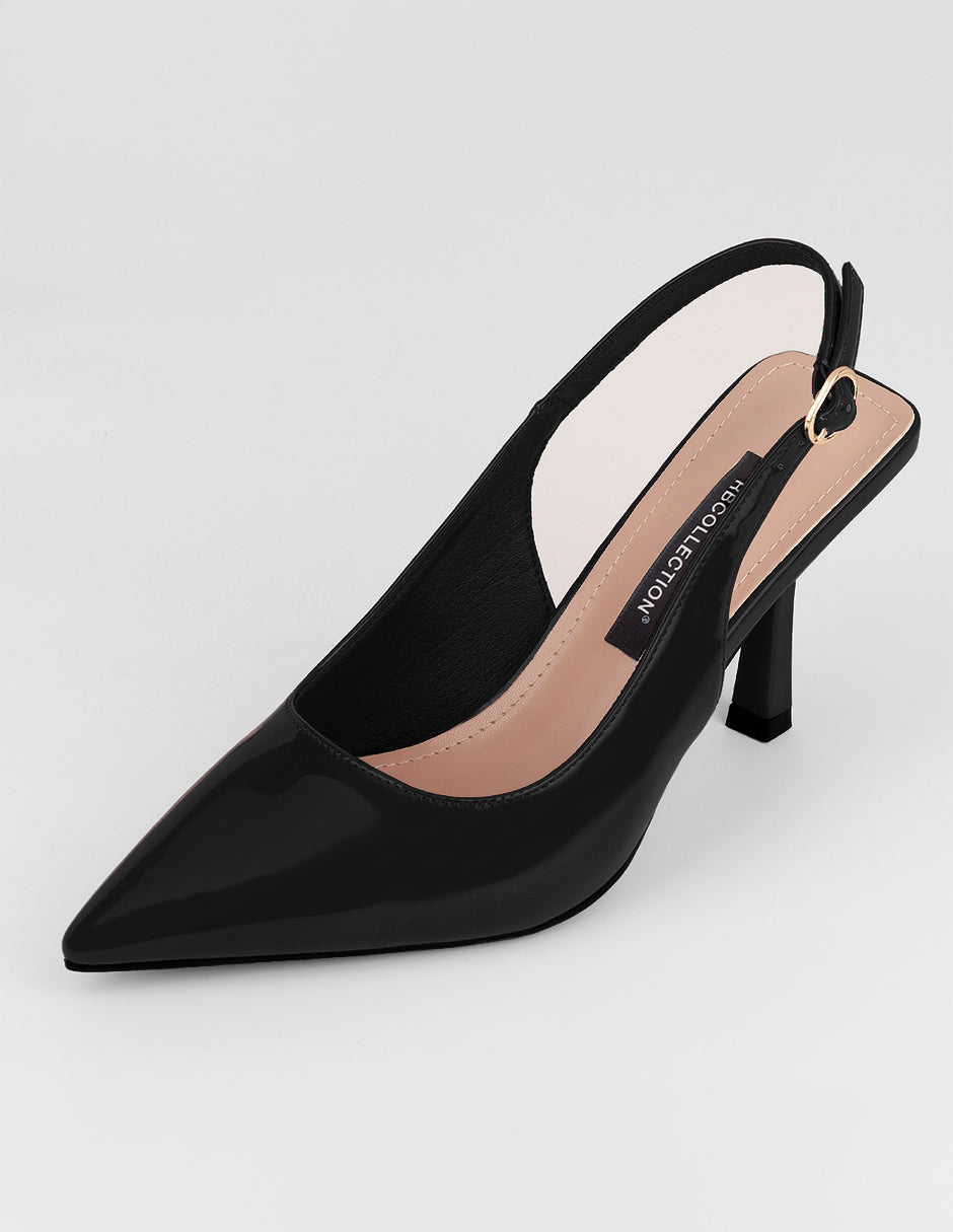 Zapatillas Vera en Charol – Negro