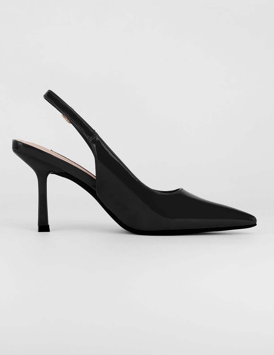 Zapatillas Vera en Charol – Negro