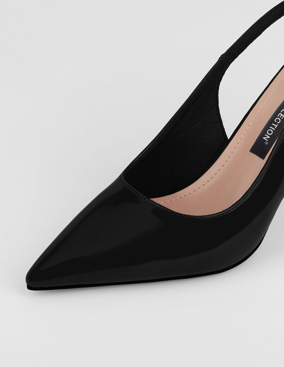 Zapatillas Vera en Charol – Negro