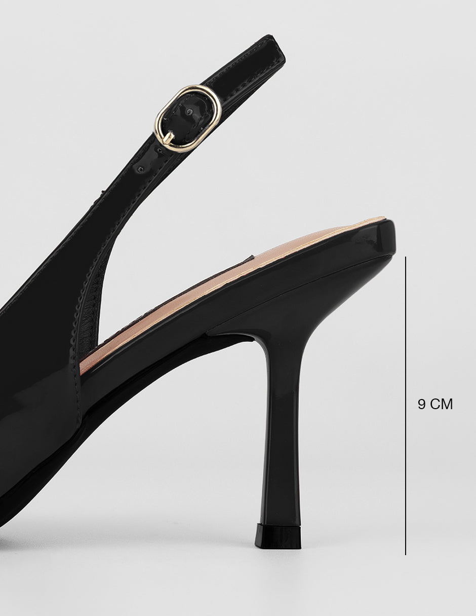 Zapatillas Vera en Charol – Negro
