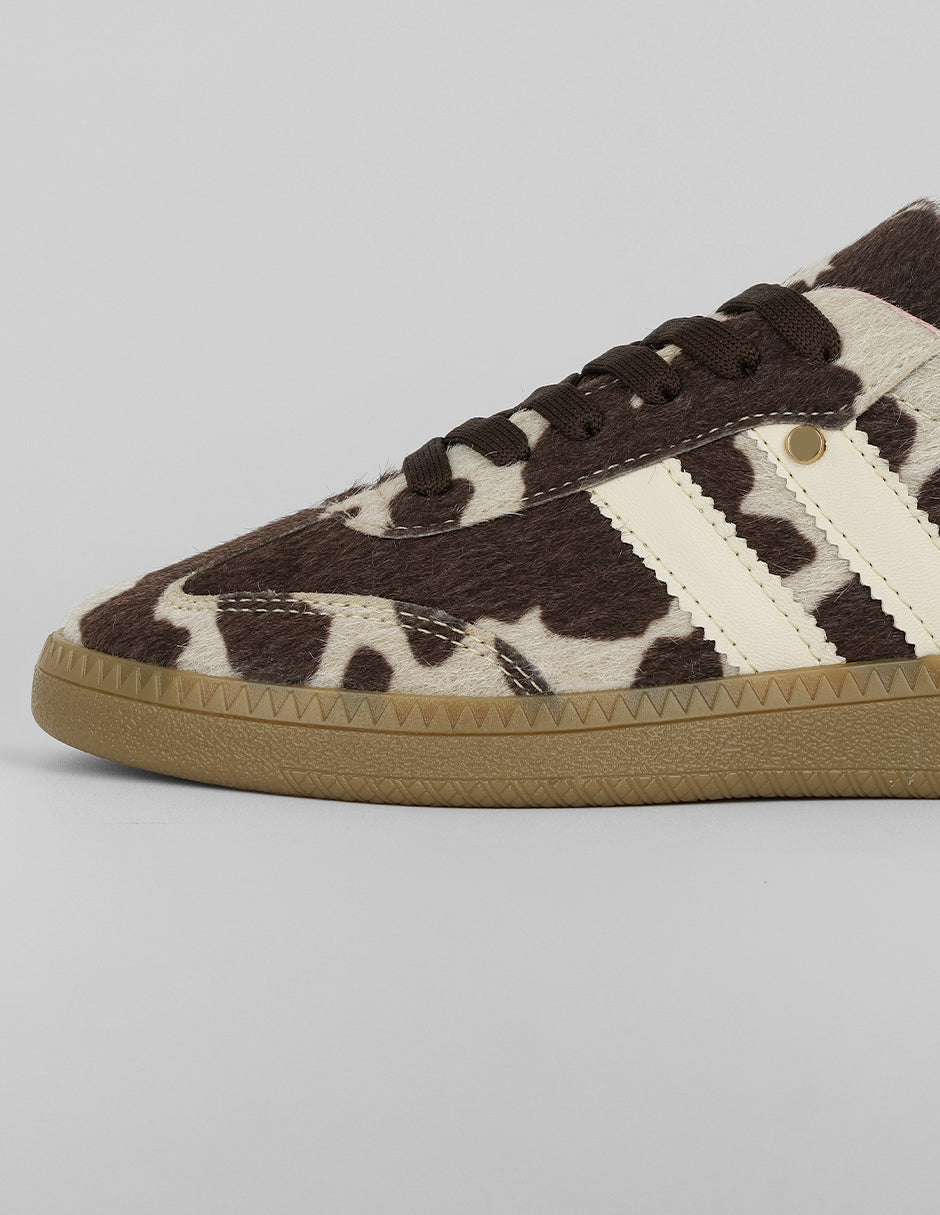 Tenis con cordones Jolene en Textil – Café