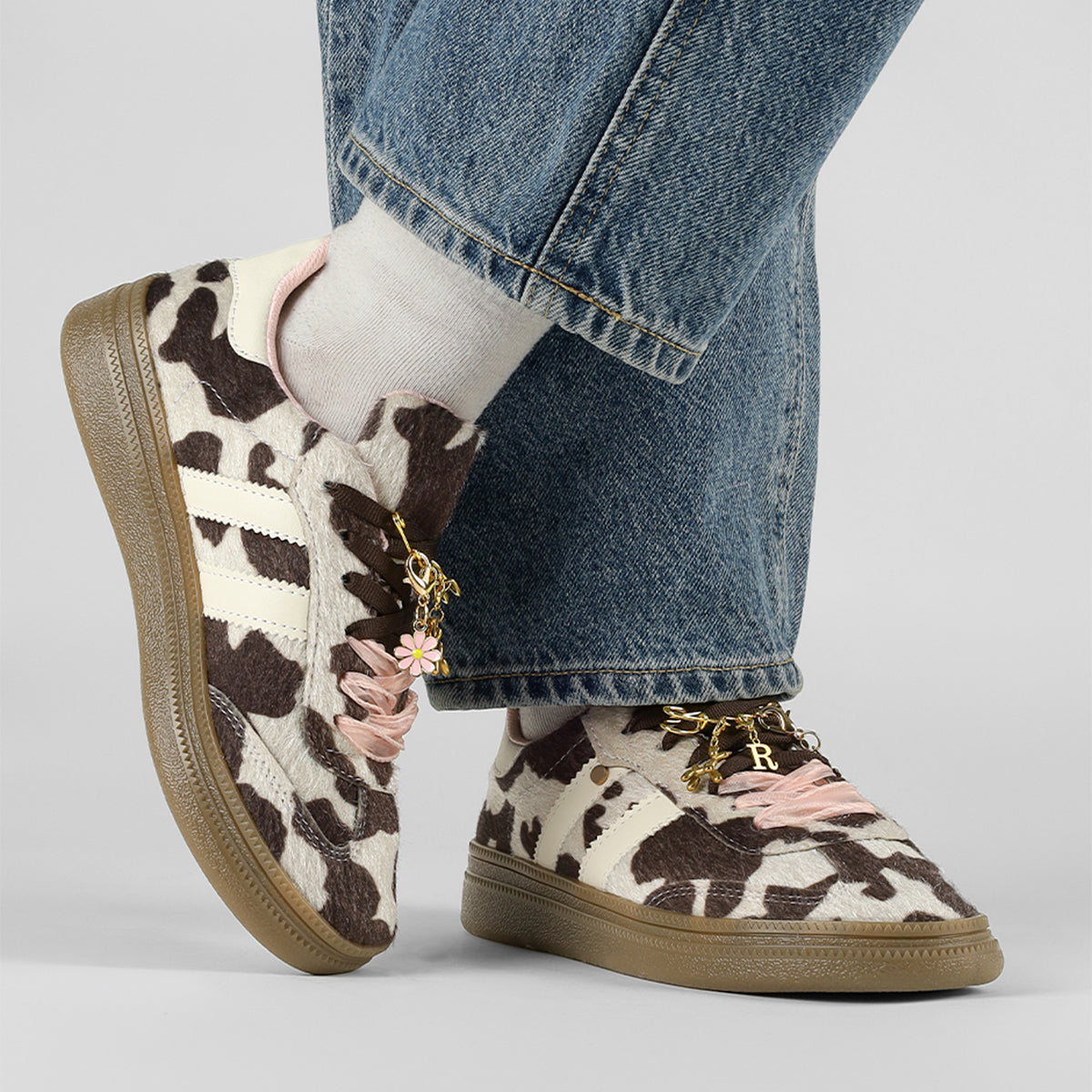 Tenis con cordones  Dakota en Textil – Animal print