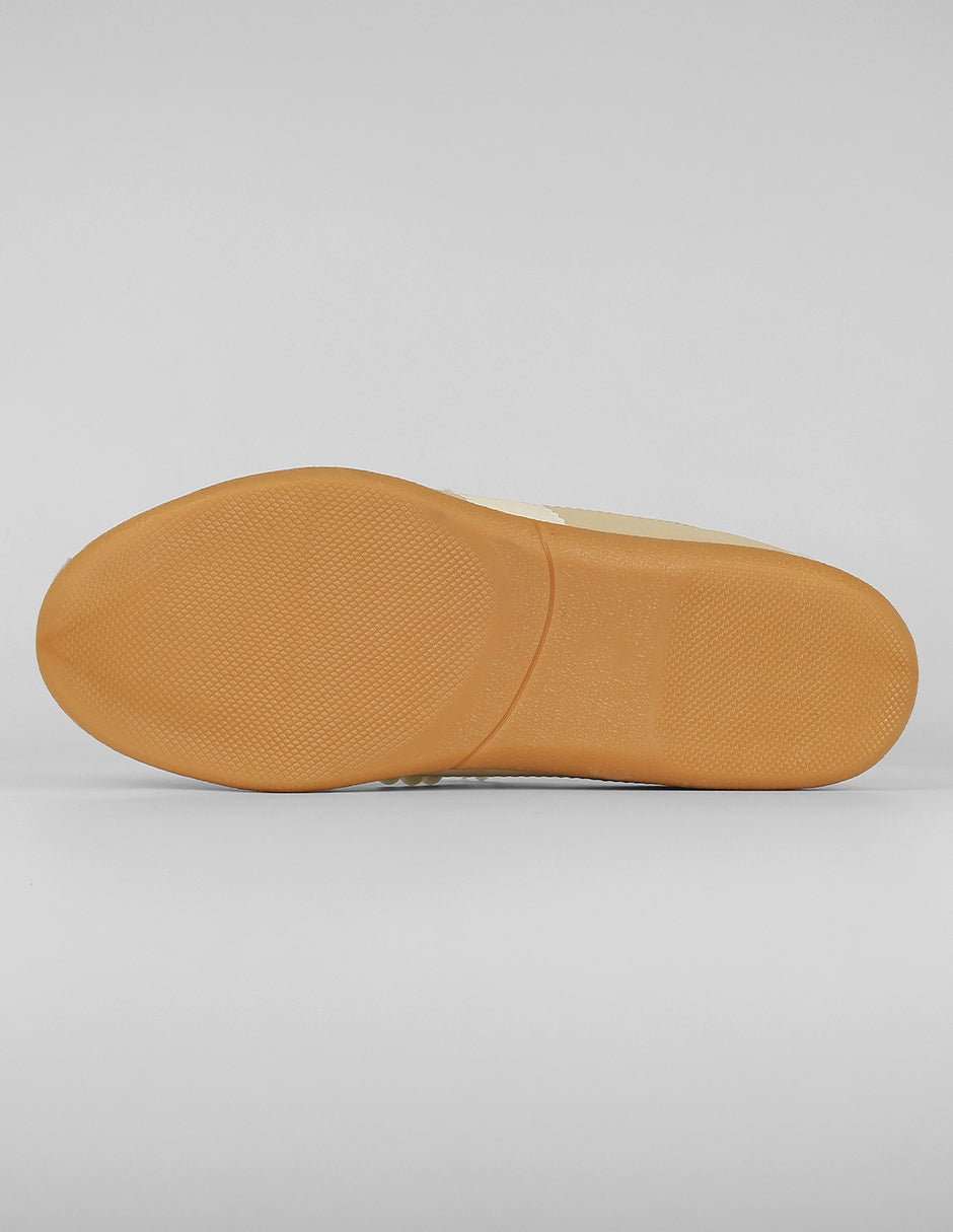 Tenis con cordones  Ballet en Piel vegana – Beige