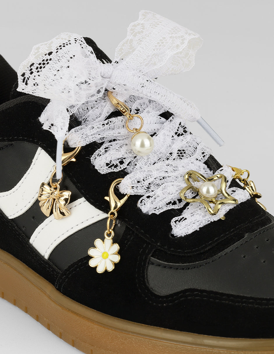 Tenis con cordones  Raven en Sintético – Negro
