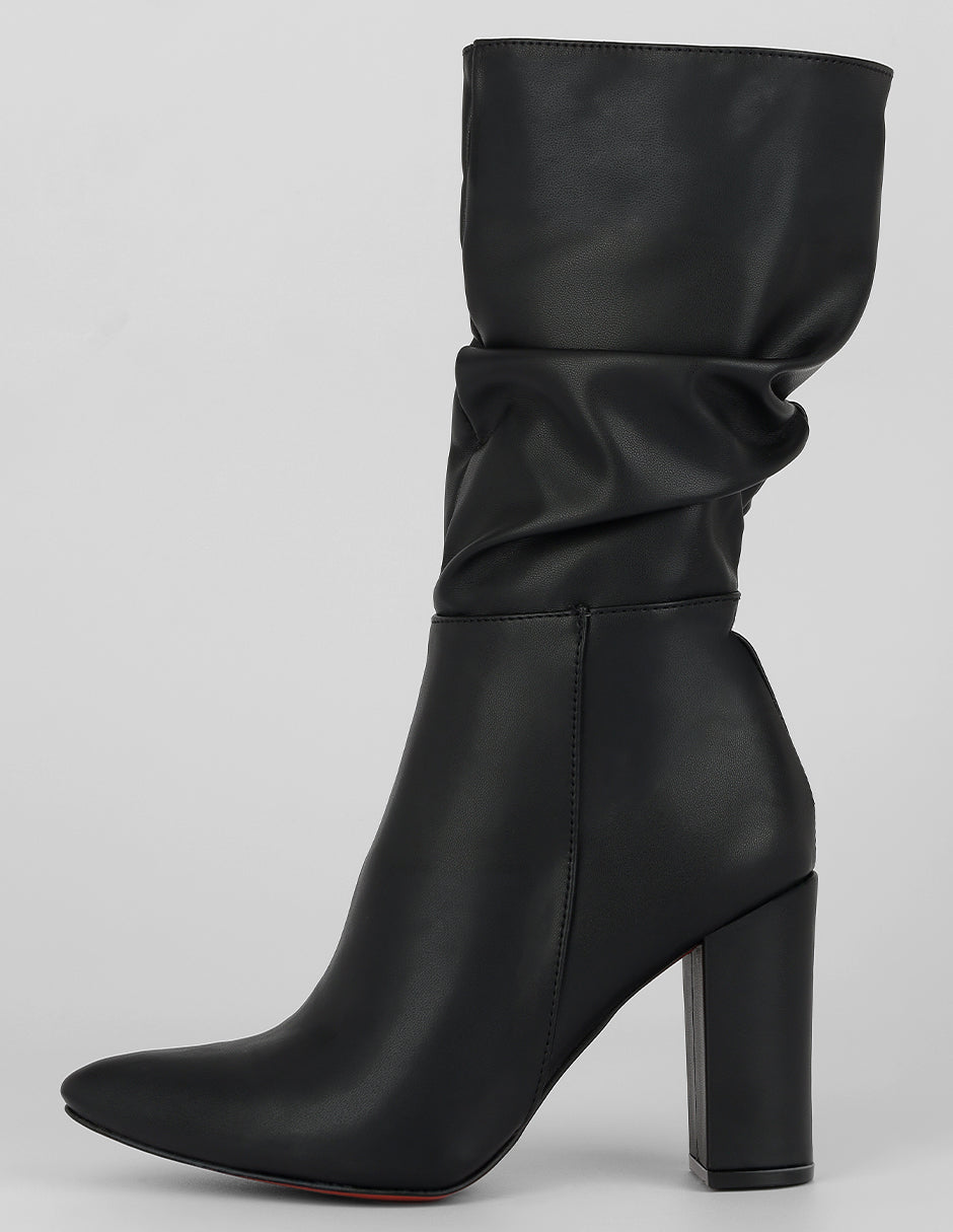 Botas altas Exterior Piel vegana Color Negro Para Mujer De RBCOLLECTION