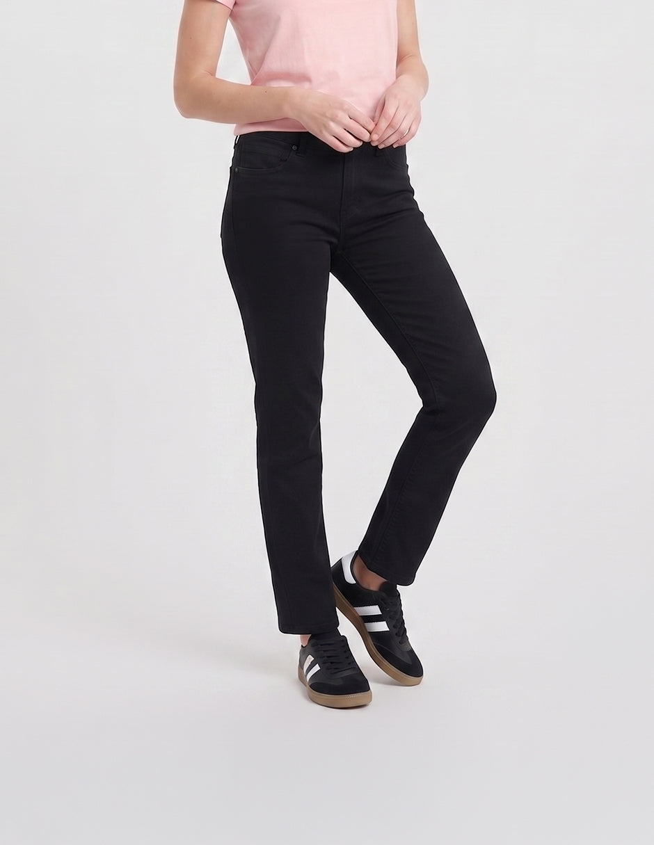 Tenis con cordones  Verona en Piel vegana – Negro