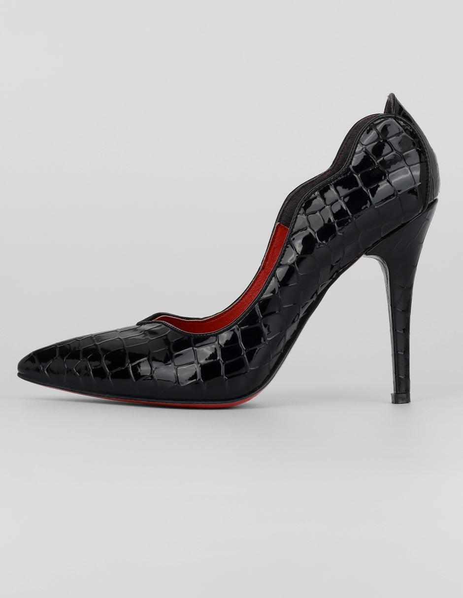 Zapatillas Exterior Charol Color Negro Para Mujer De RBCOLLECTION