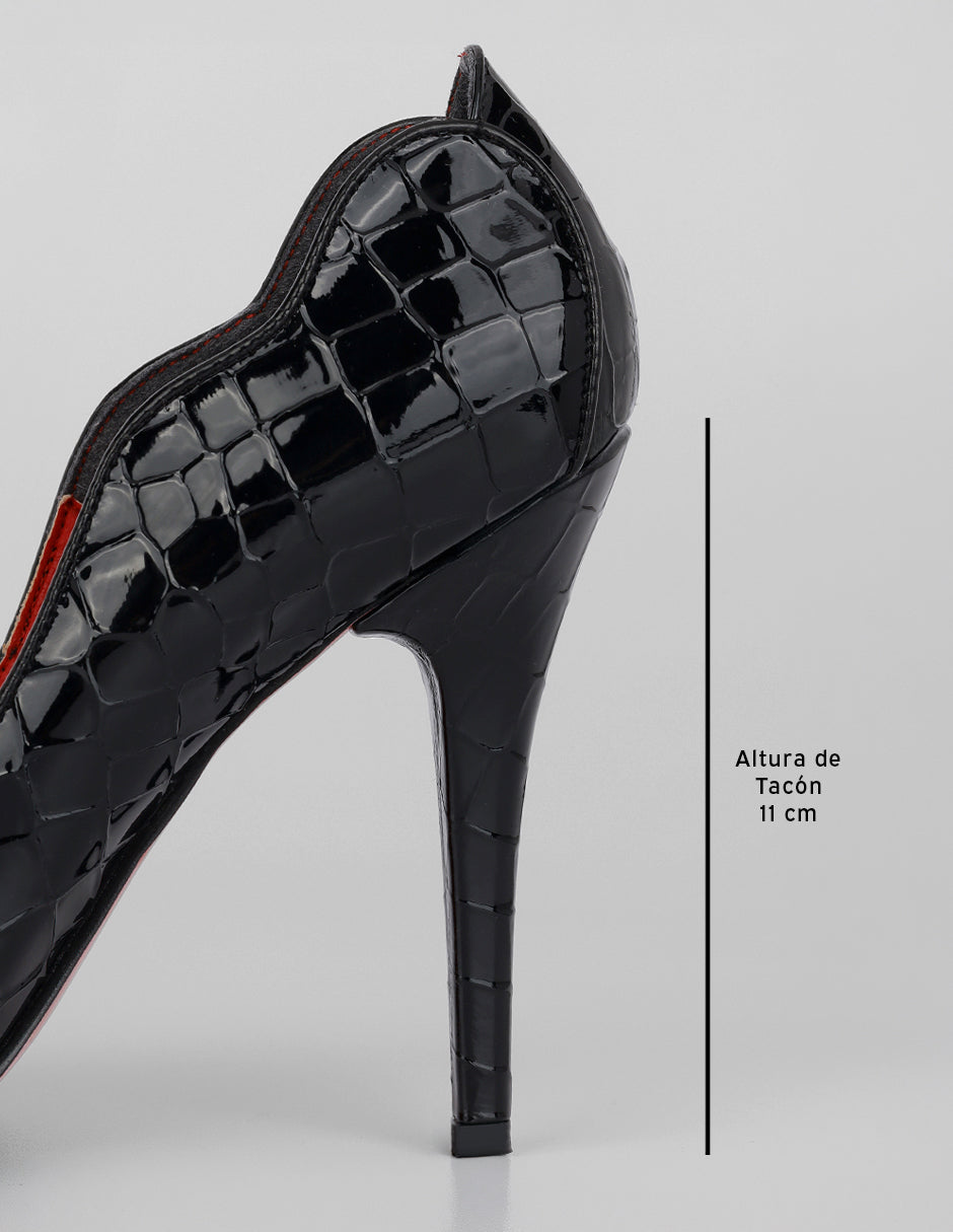 Zapatillas Audrey en Charol – Negro