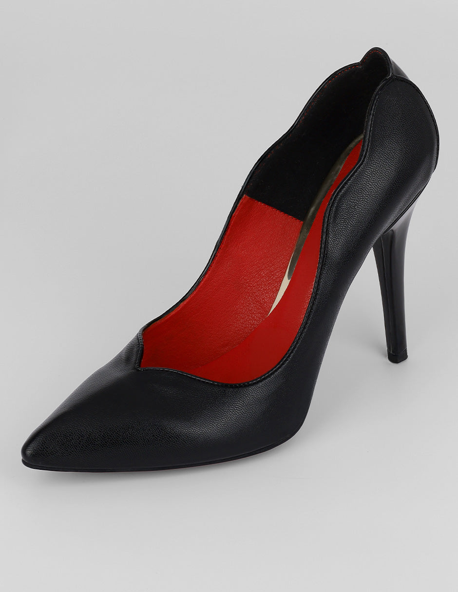 Zapatillas Audrey en Piel vegana – Negro