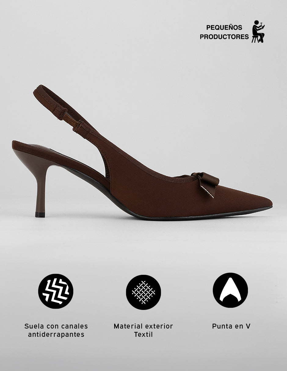 Zapatillas Rowe en Textil – Café