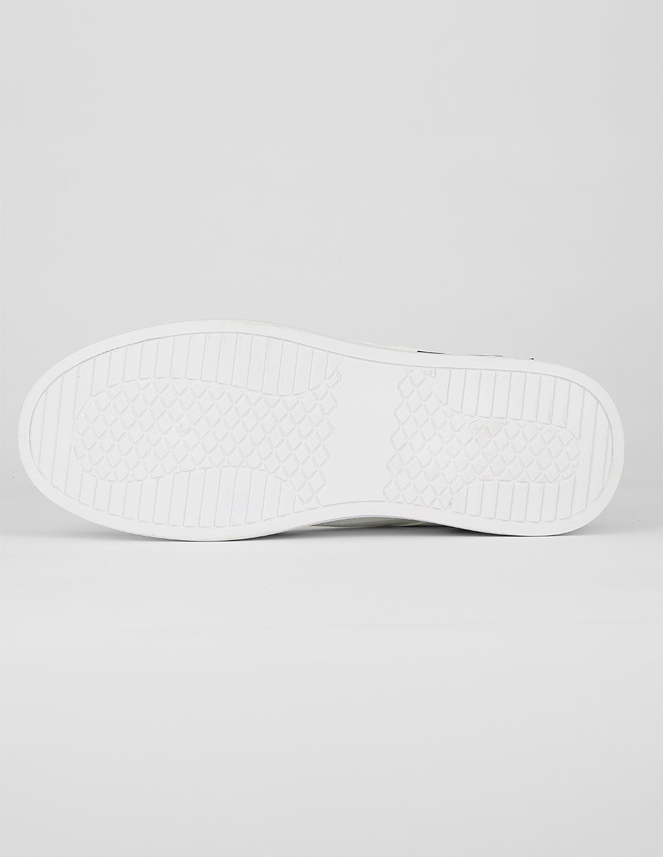 Tenis con cordones Caliza en Sintético – Blanco