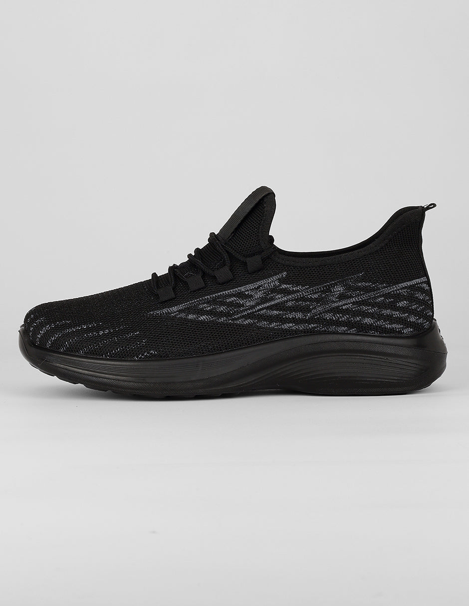 Tenis tipo deportivo Exterior Textil Color Negro Para Hombre De RBMOVE