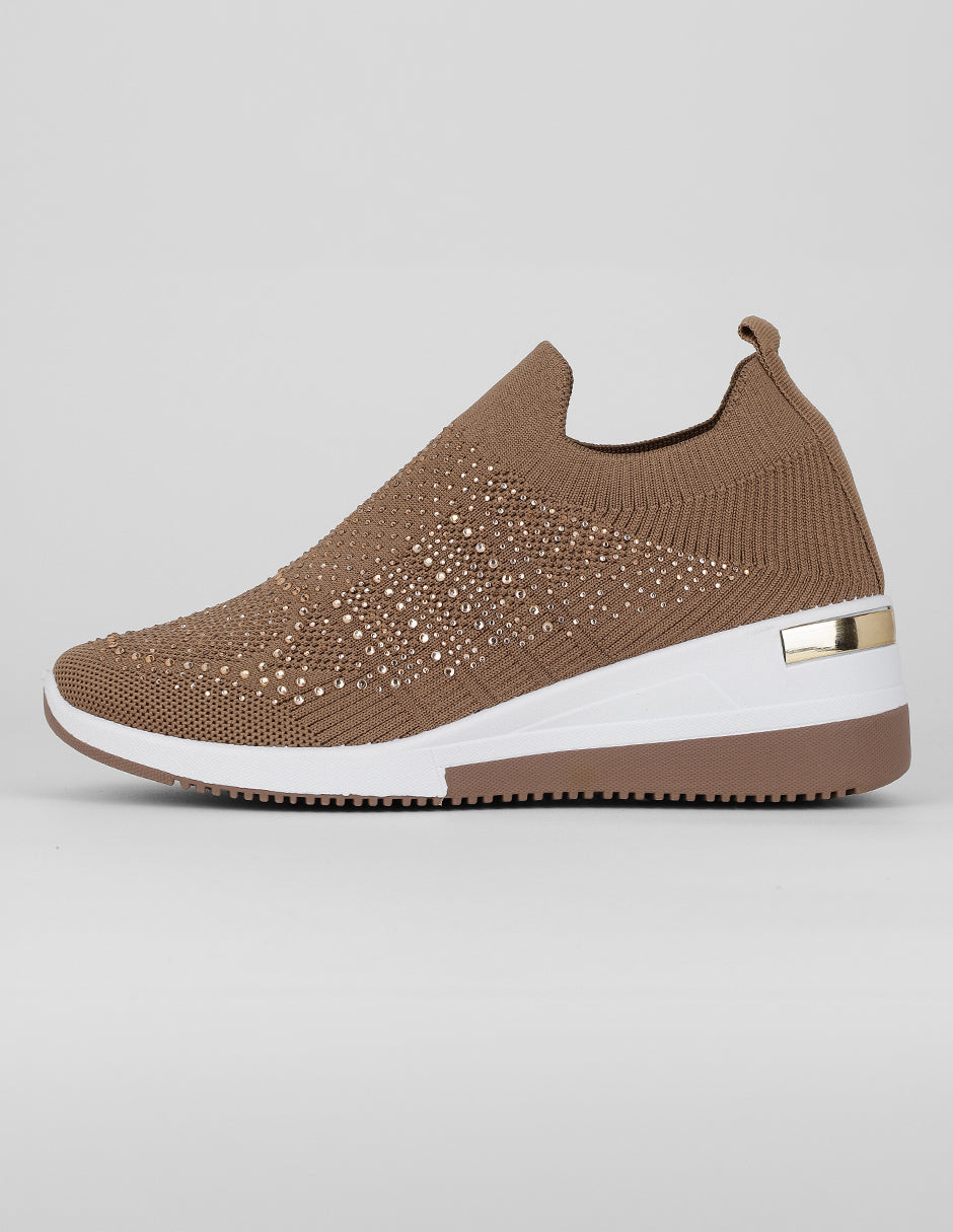 Zapatos de confort Exterior Textil Color Café Para Mujer De RBBASICS