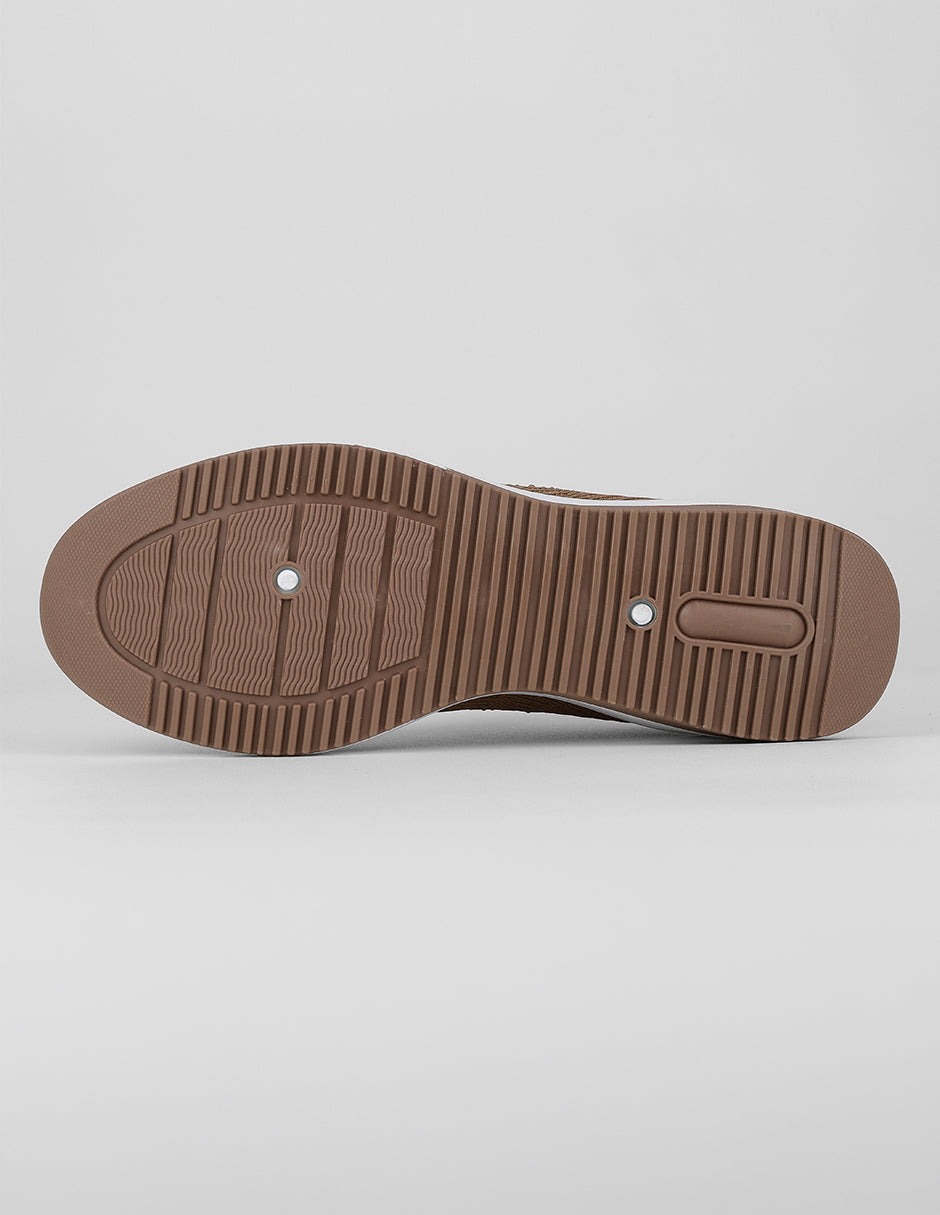 Zapatos de confort Court en Textil – Café