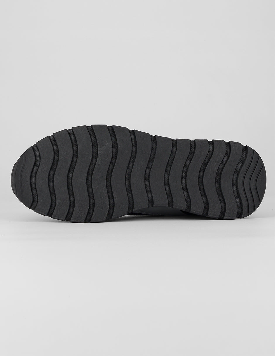Tenis tipo deportivo Strata en Sintético – Negro