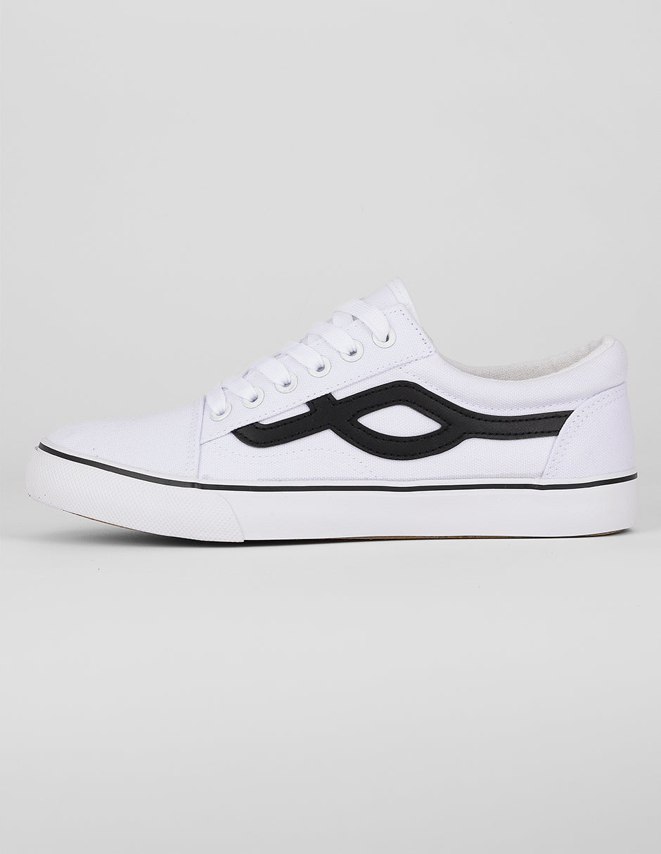 Tenis con cordones Exterior Textil Color Blanco Para Hombre De RBBASICS