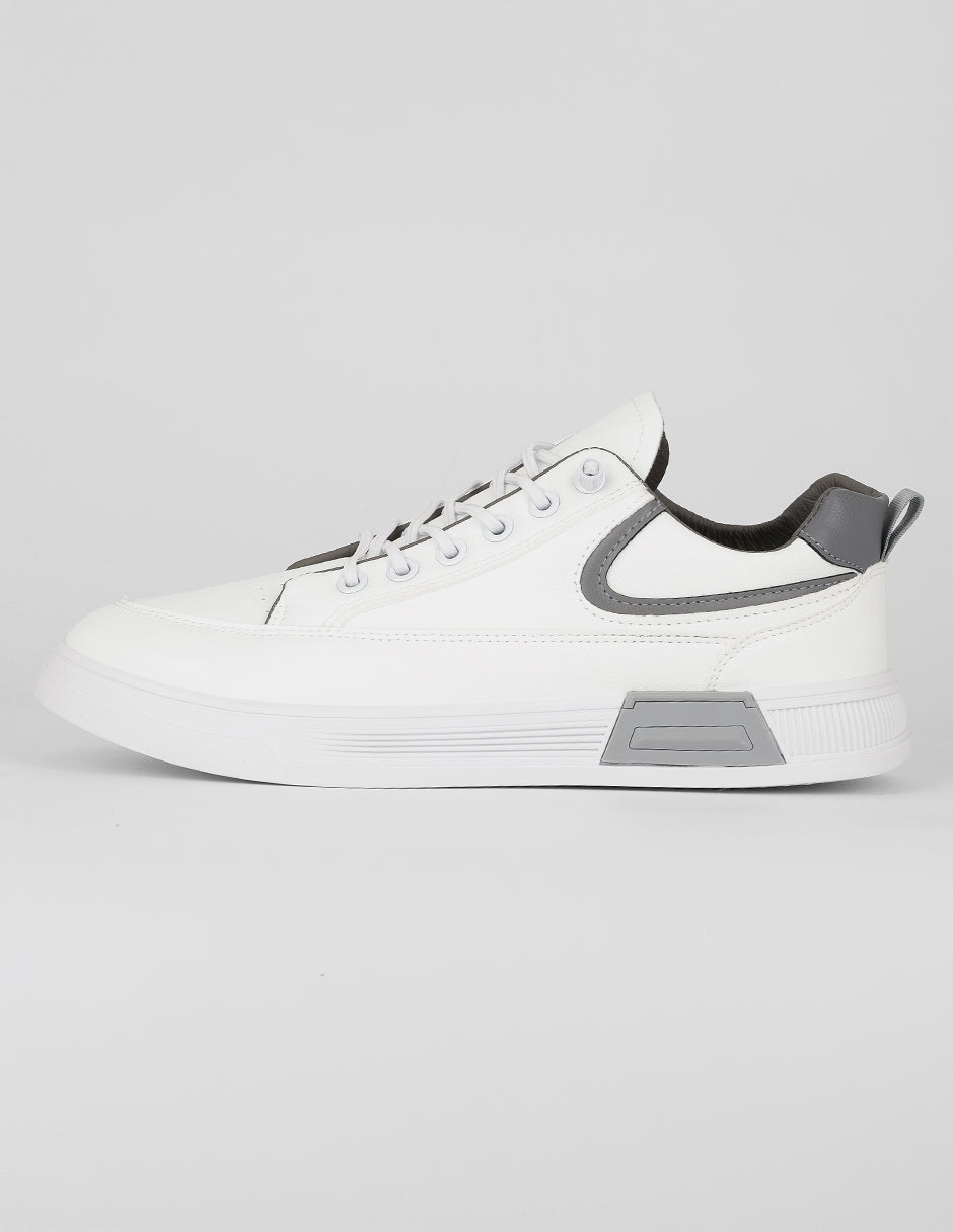Tenis con cordones Exterior Sintético Color Blanco Para Hombre De RBBASICS