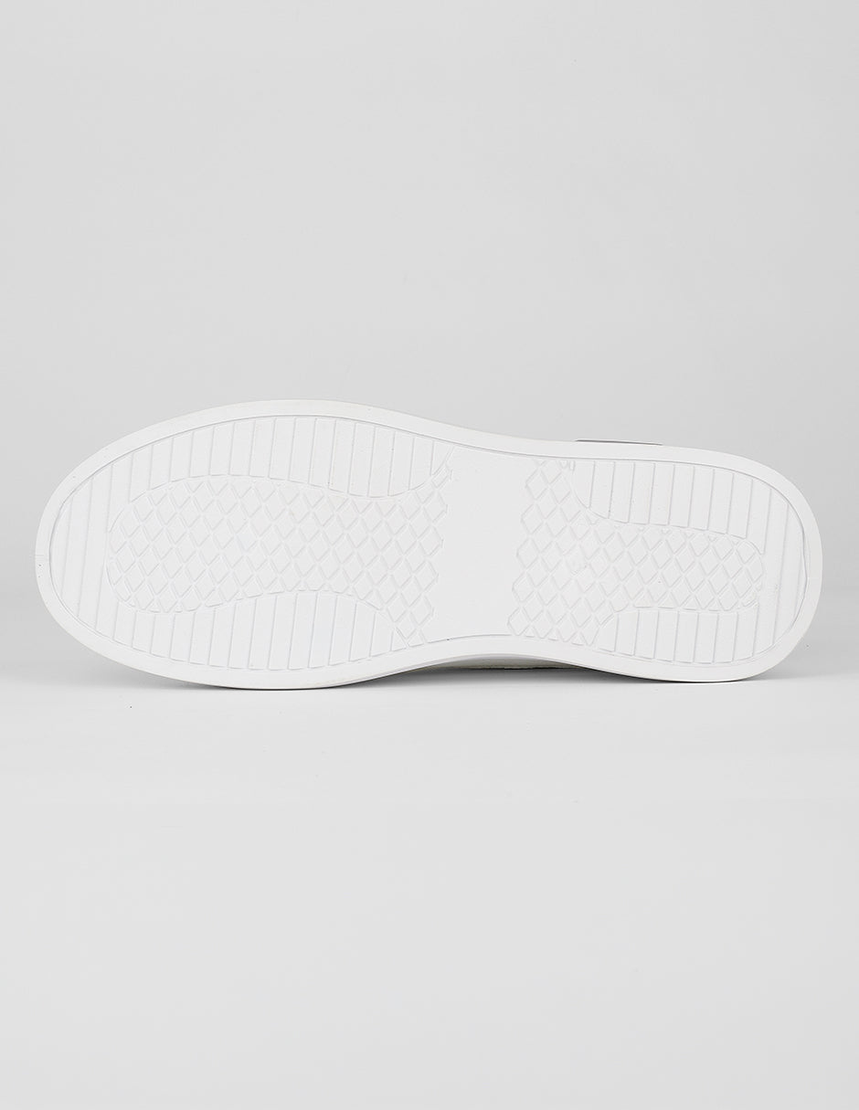Tenis con cordones Deily en Sintético – Blanco