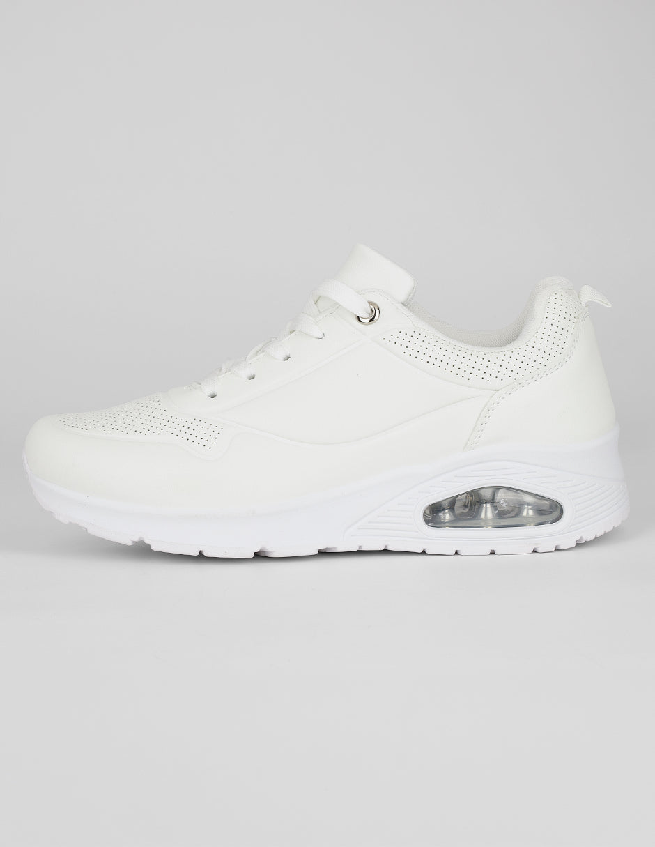 Tenis para entrenamiento Exterior Sintético Color Blanco Para Mujer De RBBASICS
