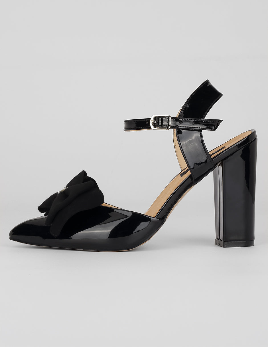 Zapatillas Exterior Charol Color Negro Para Mujer De RBCOLLECTION