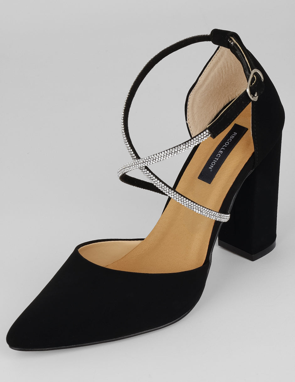 Zapatillas Dans en Textil – Negro