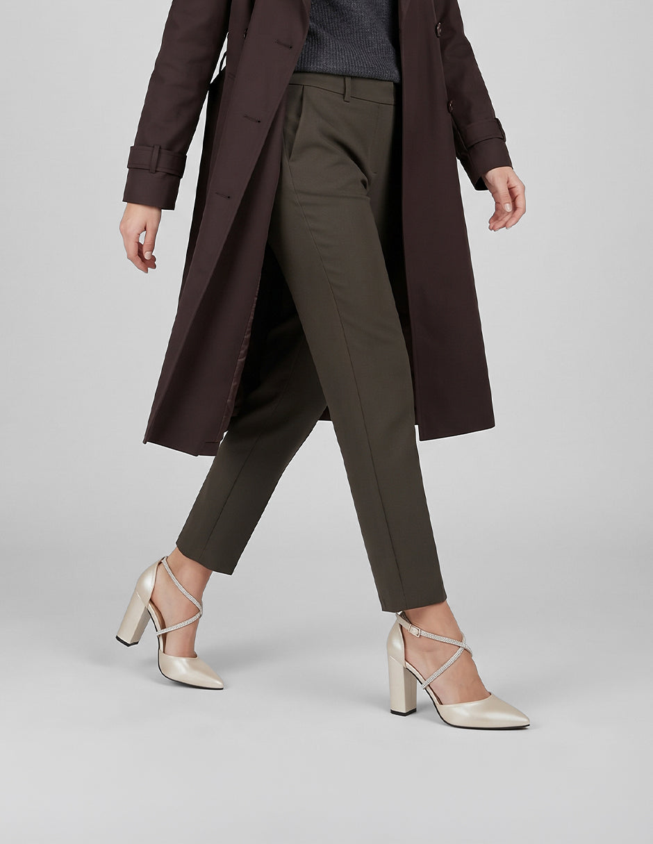 Zapatillas Dans en Piel vegana – Plata
