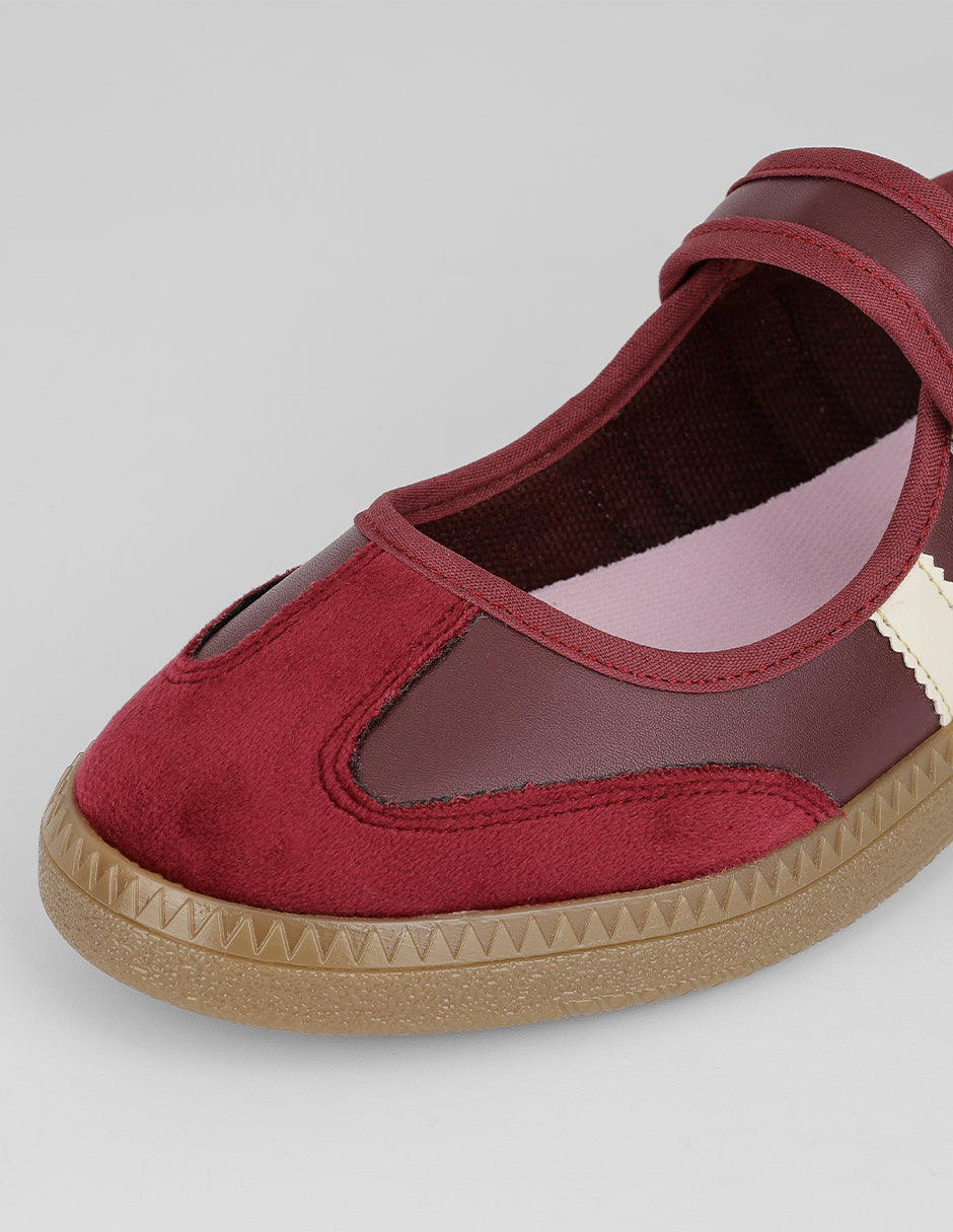 Tenis con cordones  Sam en Sintético – Rojo