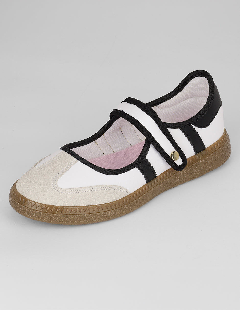 Tenis con cordones  Sam en Sintético – Blanco
