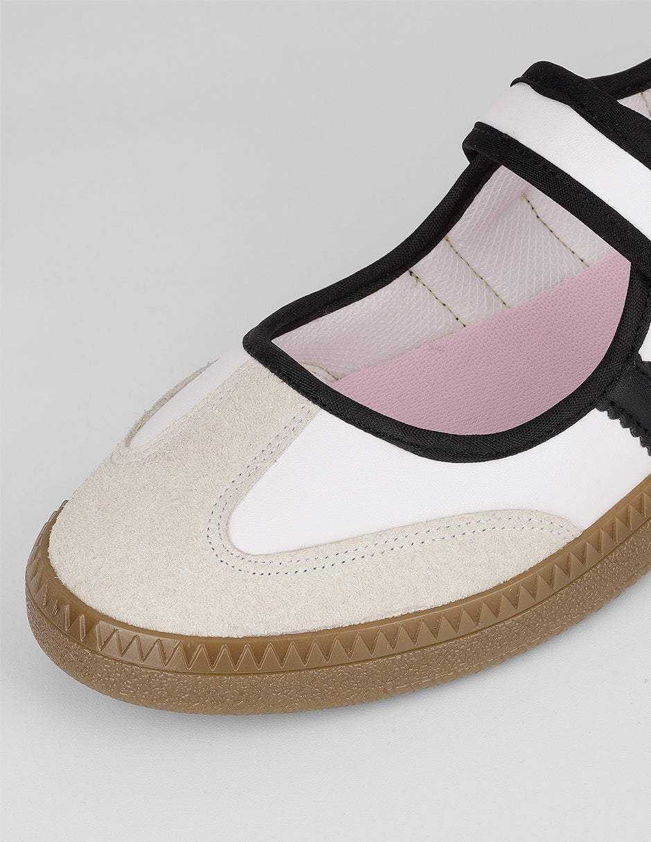 Tenis con cordones  Sam en Sintético – Blanco