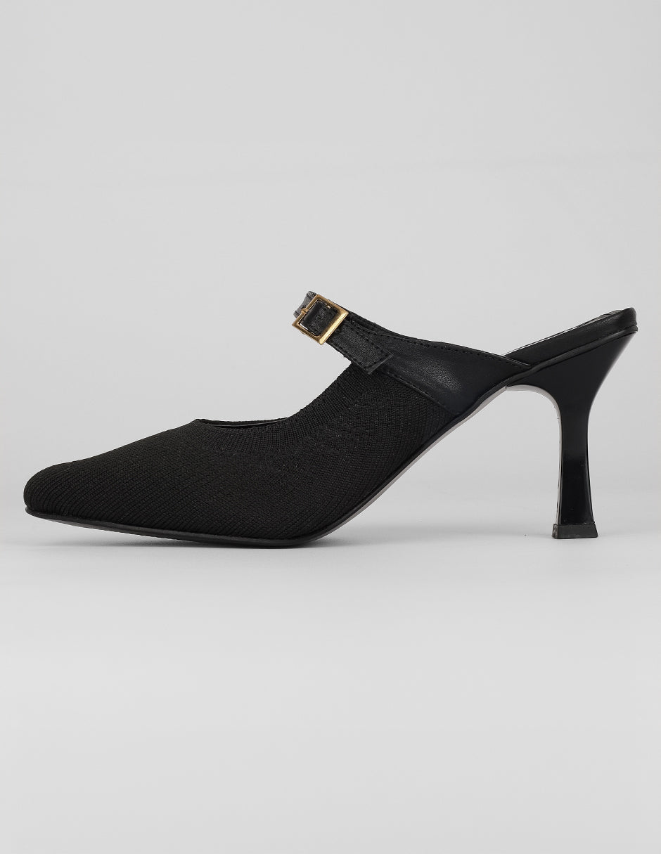 Zapatillas Exterior Textil Color Negro Para Mujer De RBCOLLECTION
