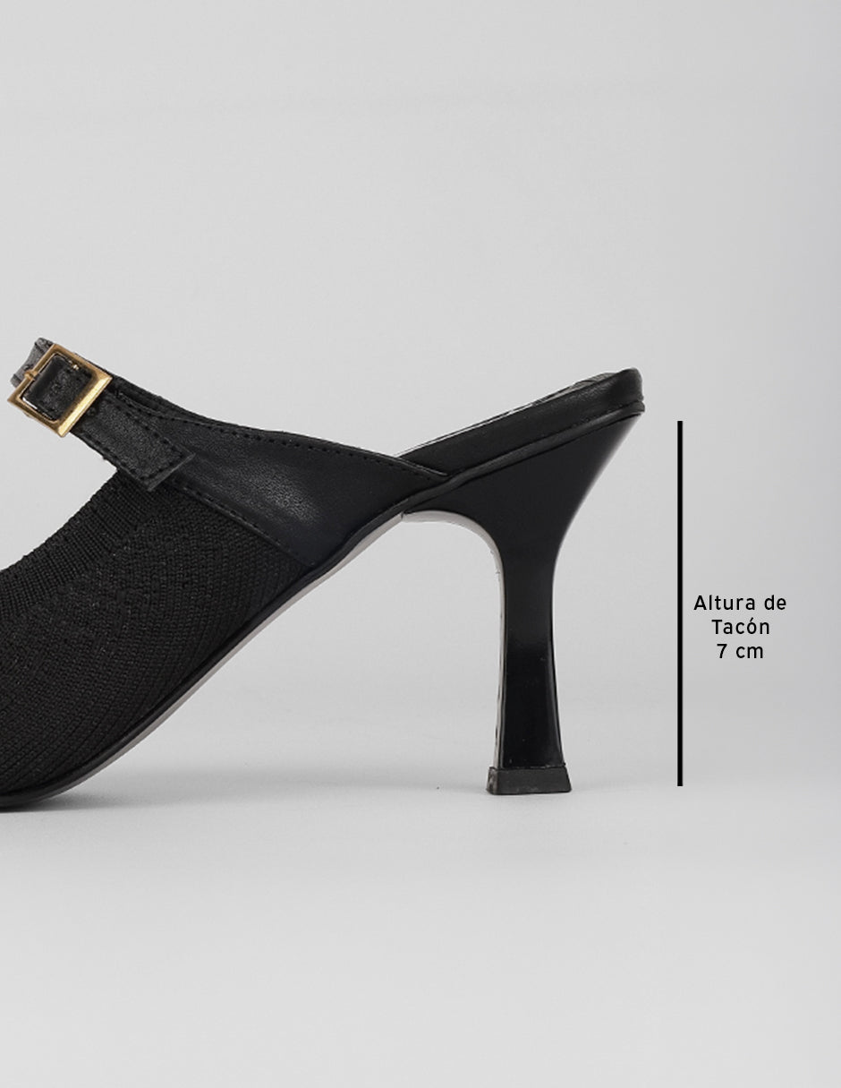 Zapatillas Simone en Textil – Negro