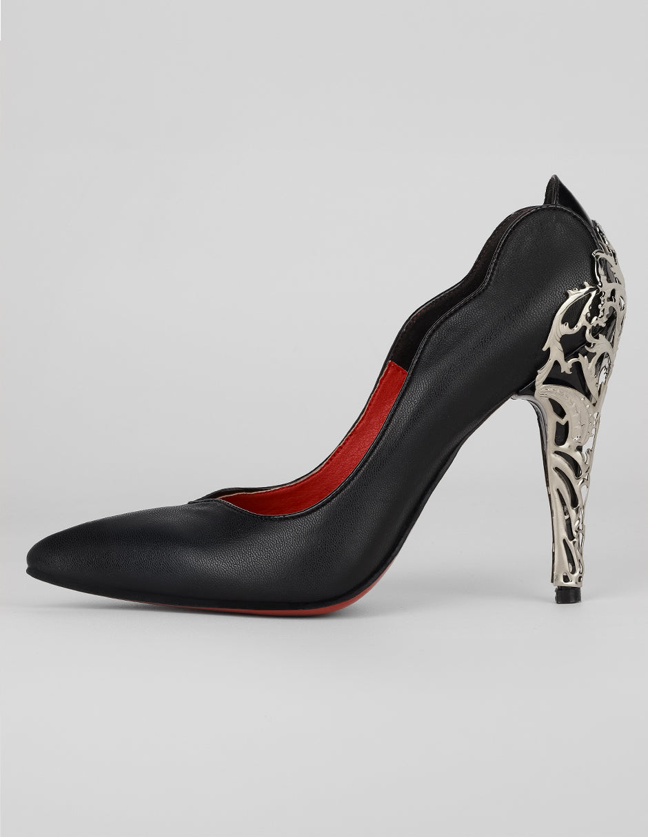 Zapatillas Exterior Piel vegana Color Negro Para Mujer De RBCOLLECTION