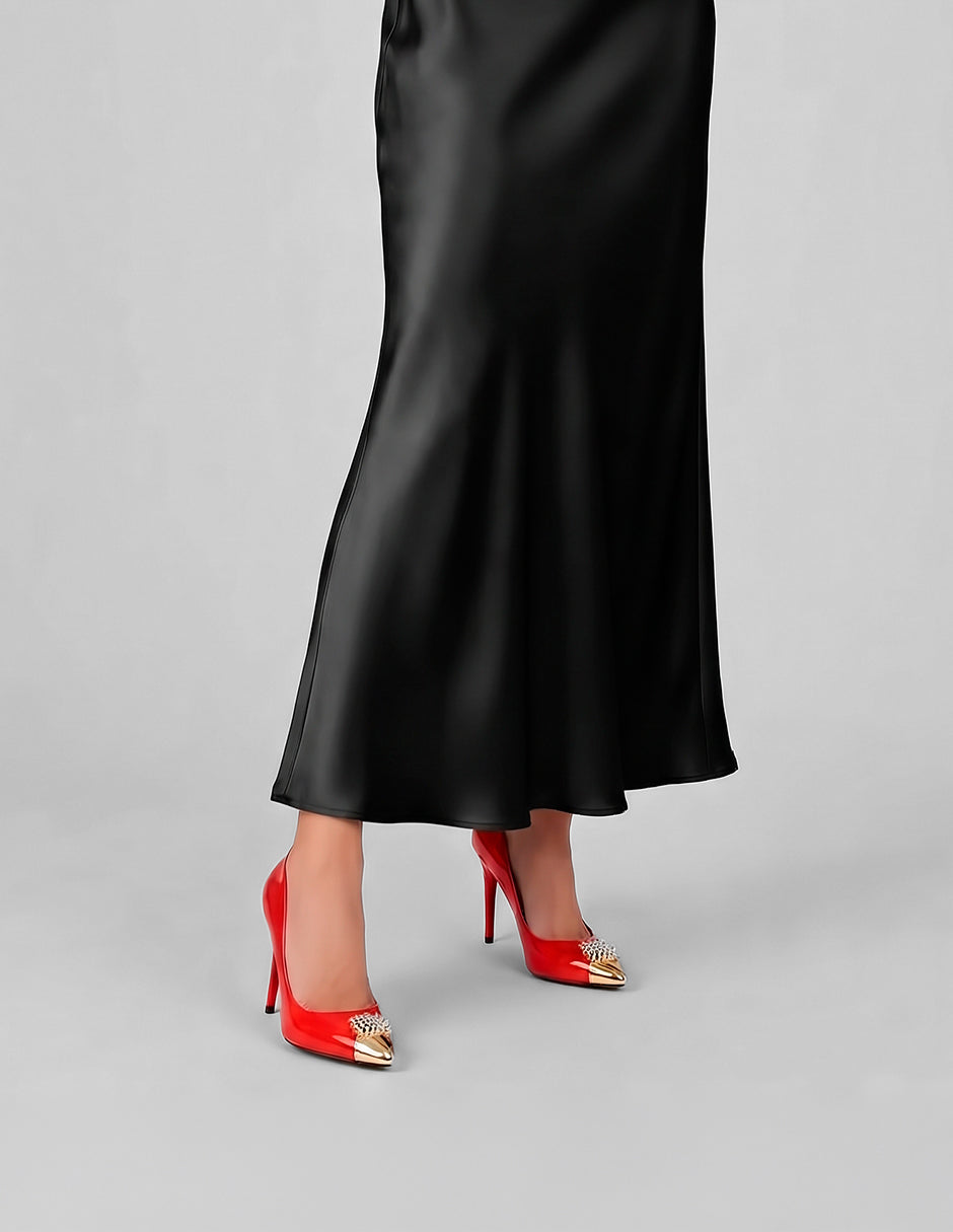 Zapatillas Candy en Charol – Rojo