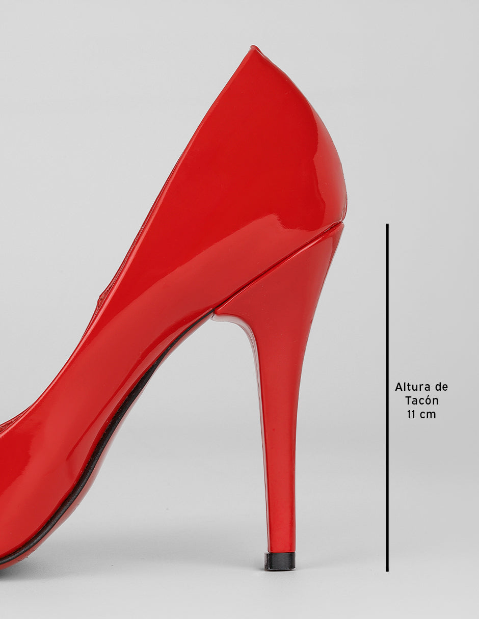 Zapatillas Candy en Charol – Rojo