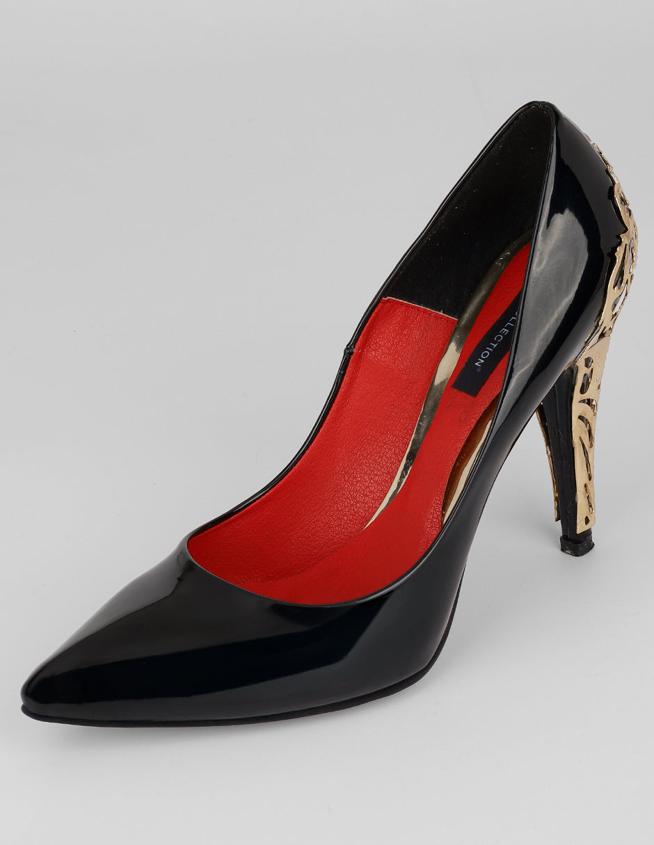 Zapatillas Queen en Charol – Negro