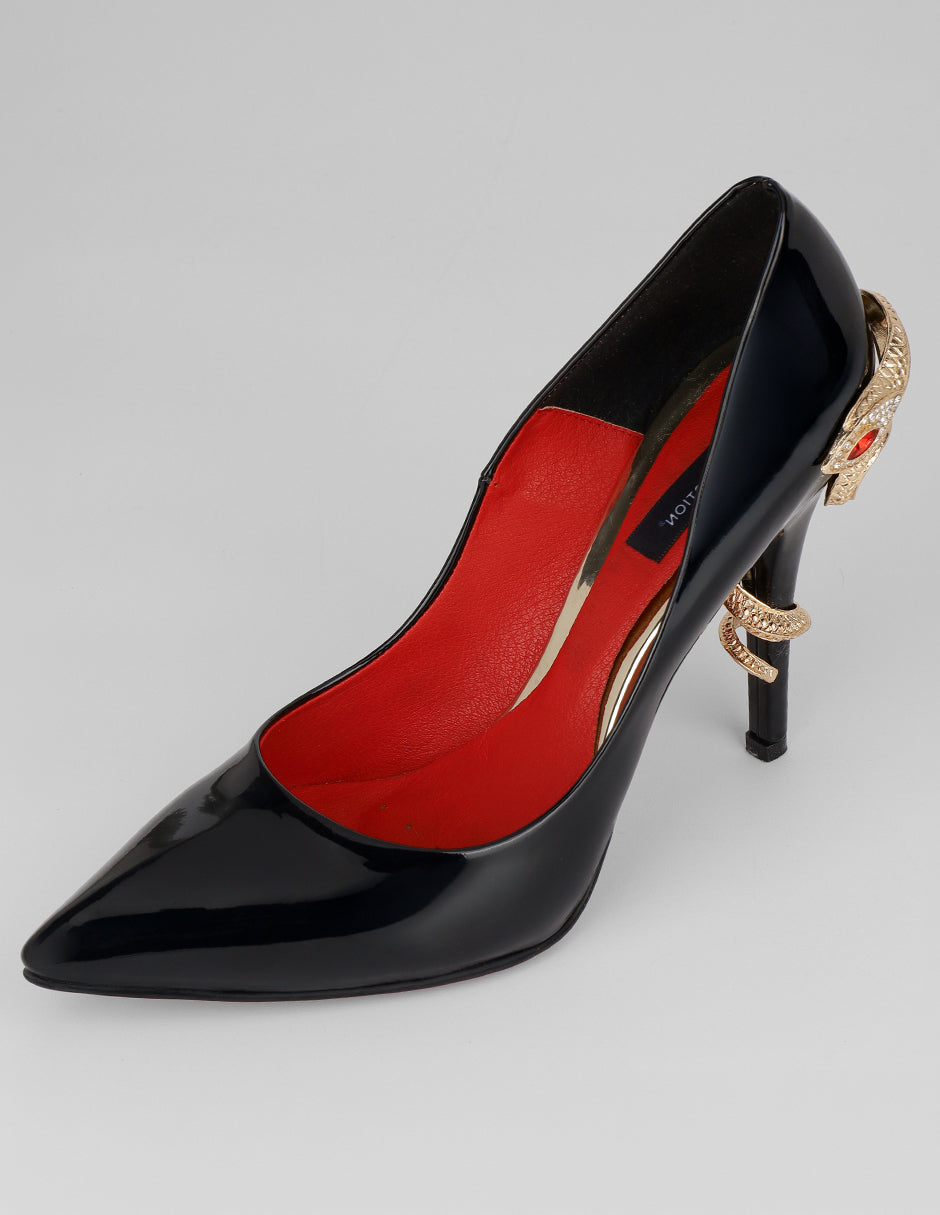 Zapatillas Edén en Charol – Negro